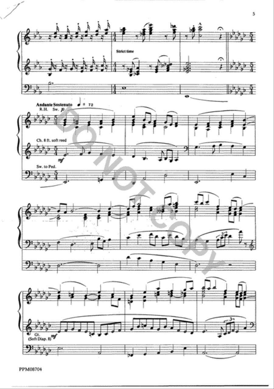 Toccata for Organ Organ Solo scores gallery preview page 6