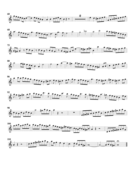 Sonata K.93 (fugue) (arrangement for 4 recorders)