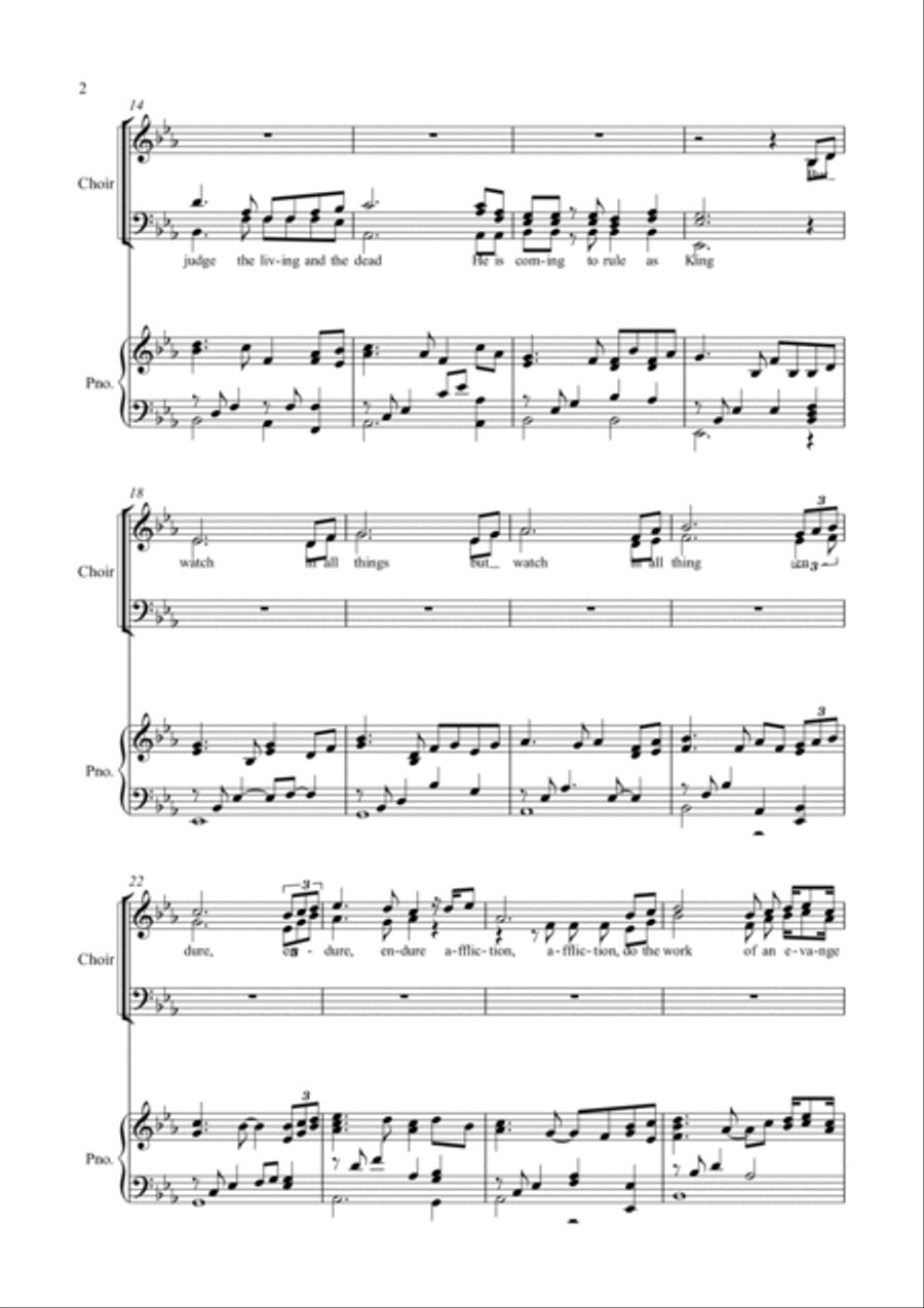 I have kept the faith Choir scores gallery preview page 2