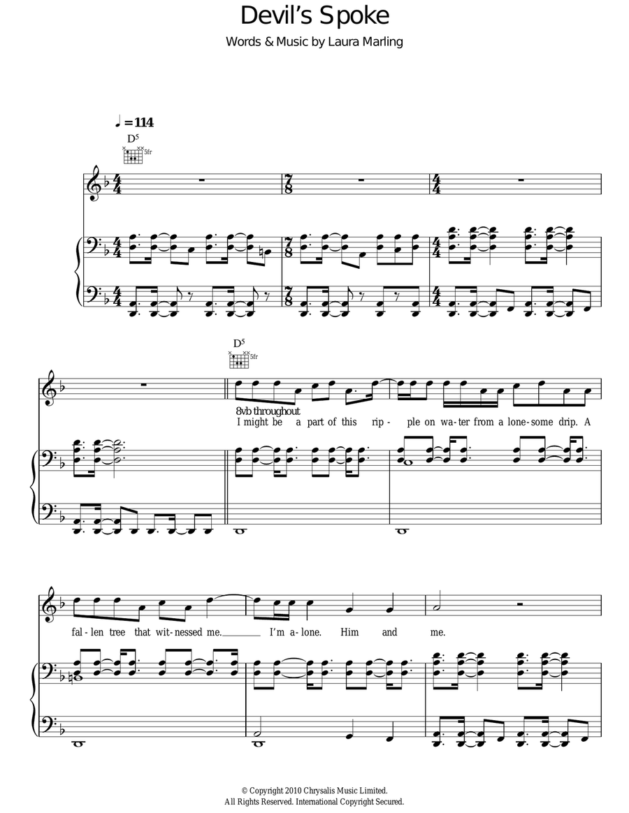 Devil's Spoke Acoustic Guitar scores gallery preview page 1