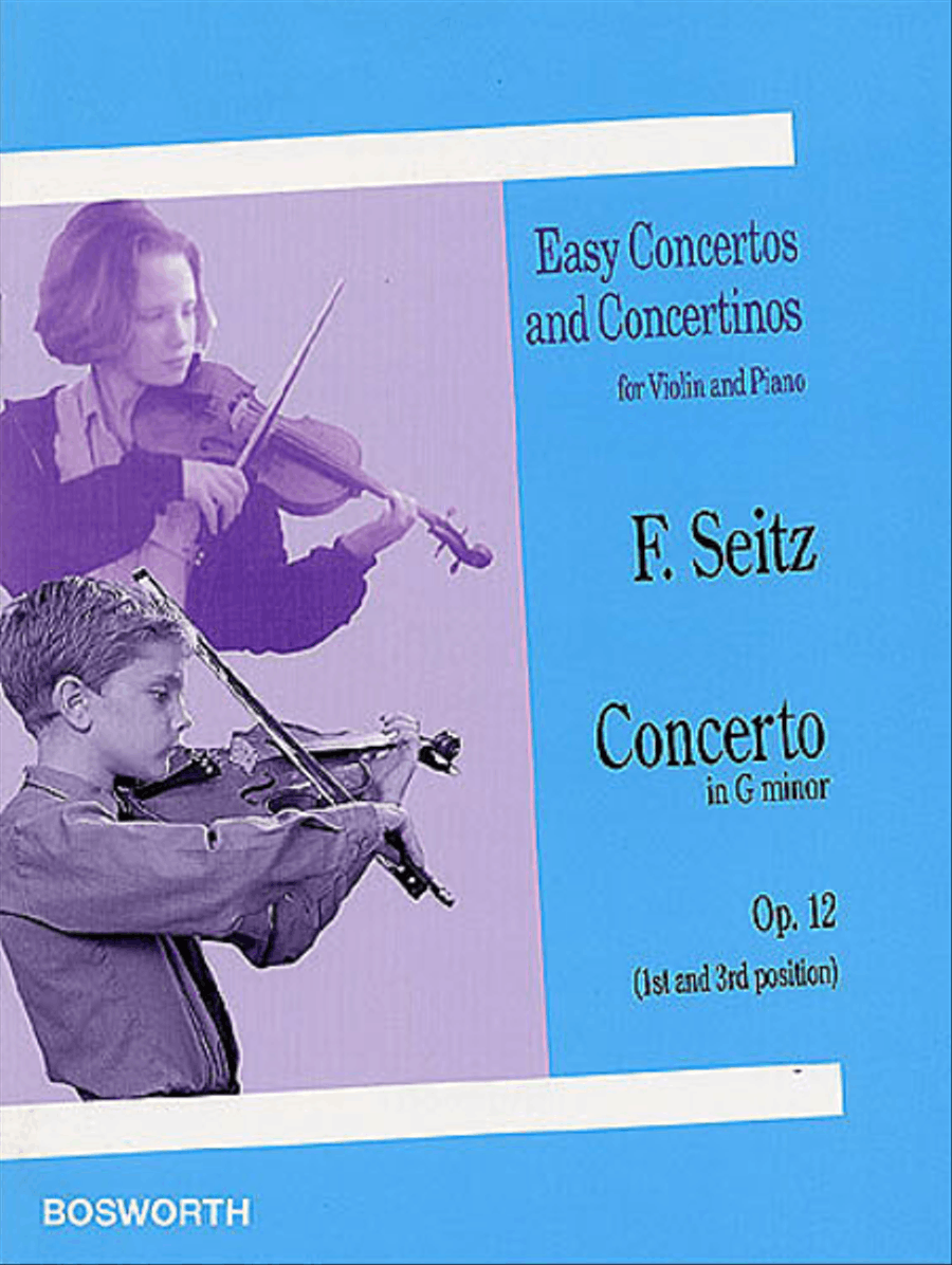 Concerto in G Minor Op. 12 Violin Solo scores gallery preview page 1