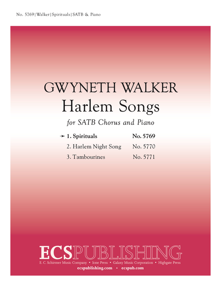 Spirituals (No. 1 From  Harlem Songs )