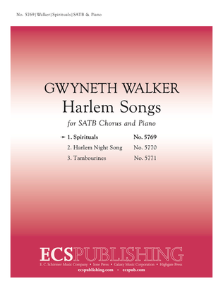 Book cover for Spirituals from Harlem Songs