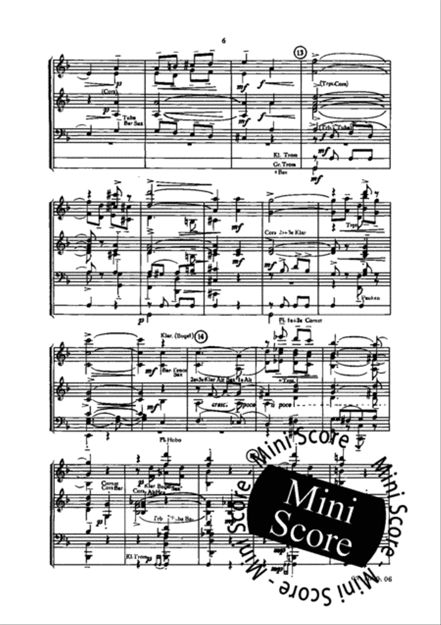 Musica Seria Fanfare Band scores gallery preview page 9
