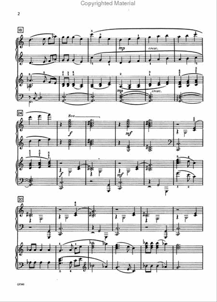 Waltz For Two Pianos 2 Pianos, 4-Hands scores gallery preview page 4