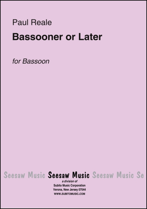 Book cover for Bassooner or Later