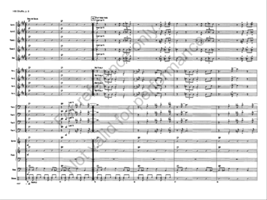 I-80 Shuffle I-80 Shuffle Jazz Ensemble scores gallery preview page 8