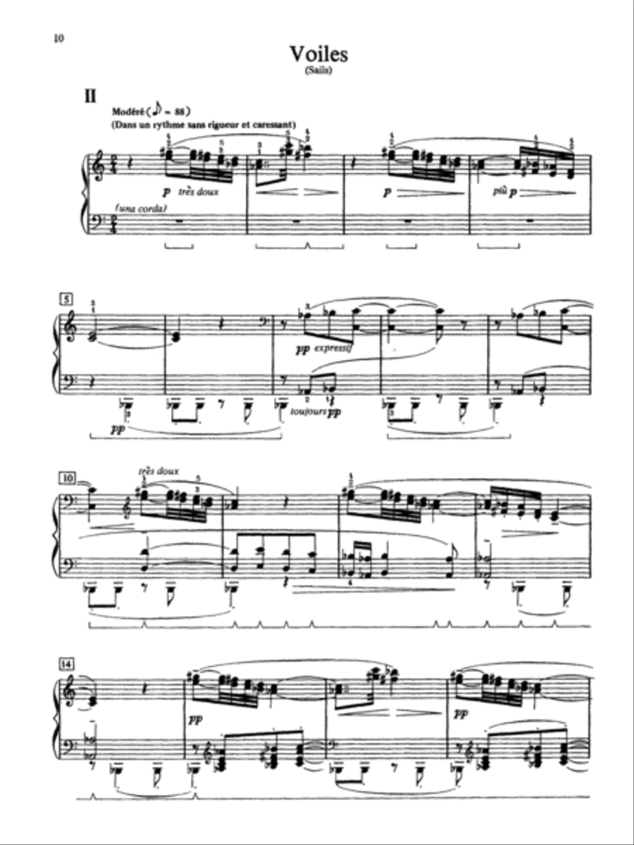 Debussy -- Preludes, Book 1 Piano Solo scores gallery preview page 3