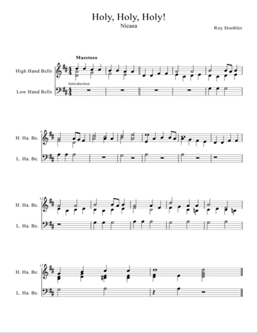 Bells for Ringing and Singing Handbell Choir scores gallery preview page 4