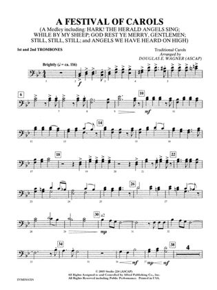 A Festival of Carols (A Medley): 1st & 2nd Trombones