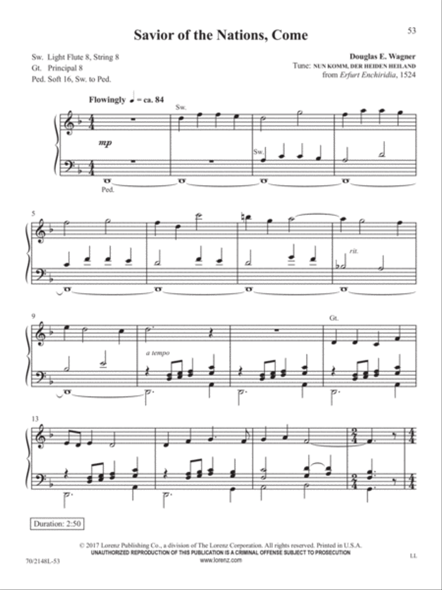 Easy Organ Library, Vol. 64 Organ Solo scores gallery preview page 19