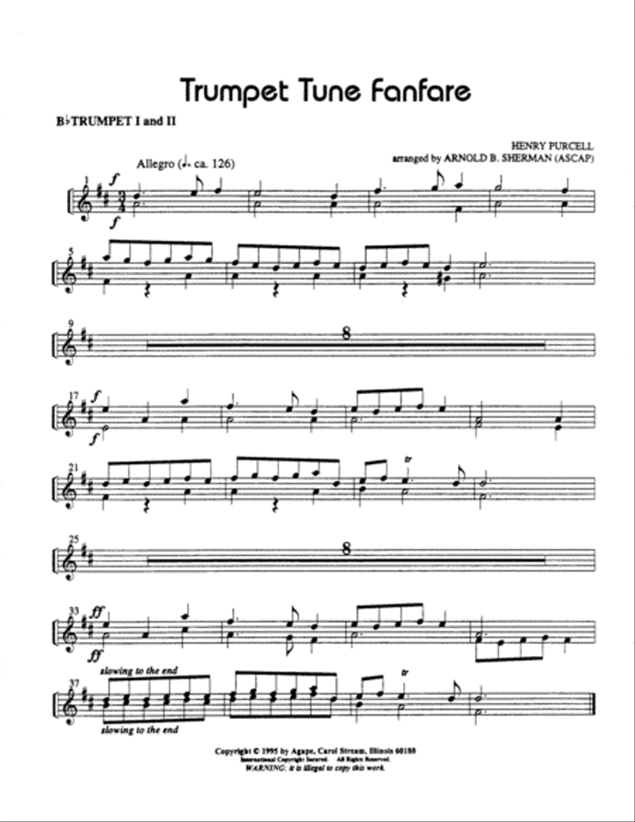 Trumpet Tune Fanfare