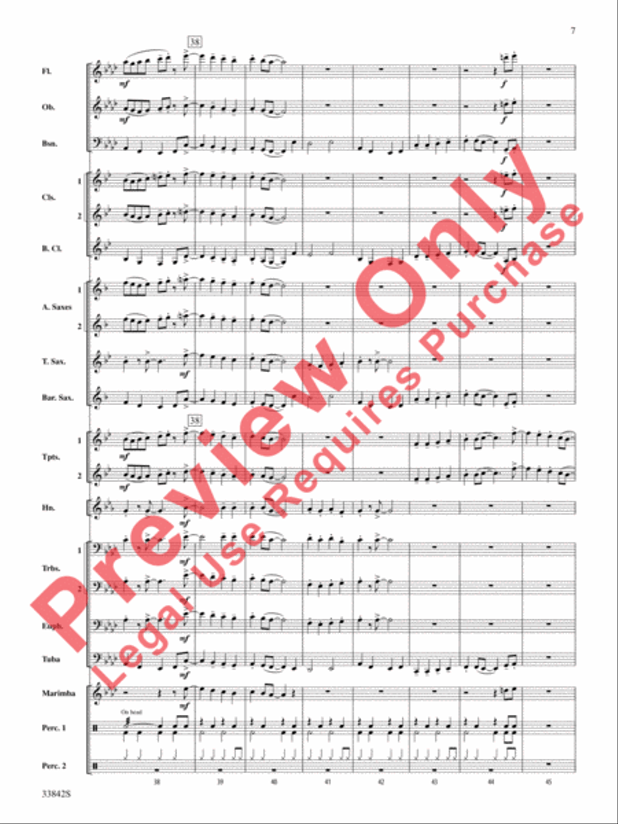 The Good King Swings! Concert Band scores gallery preview page 8