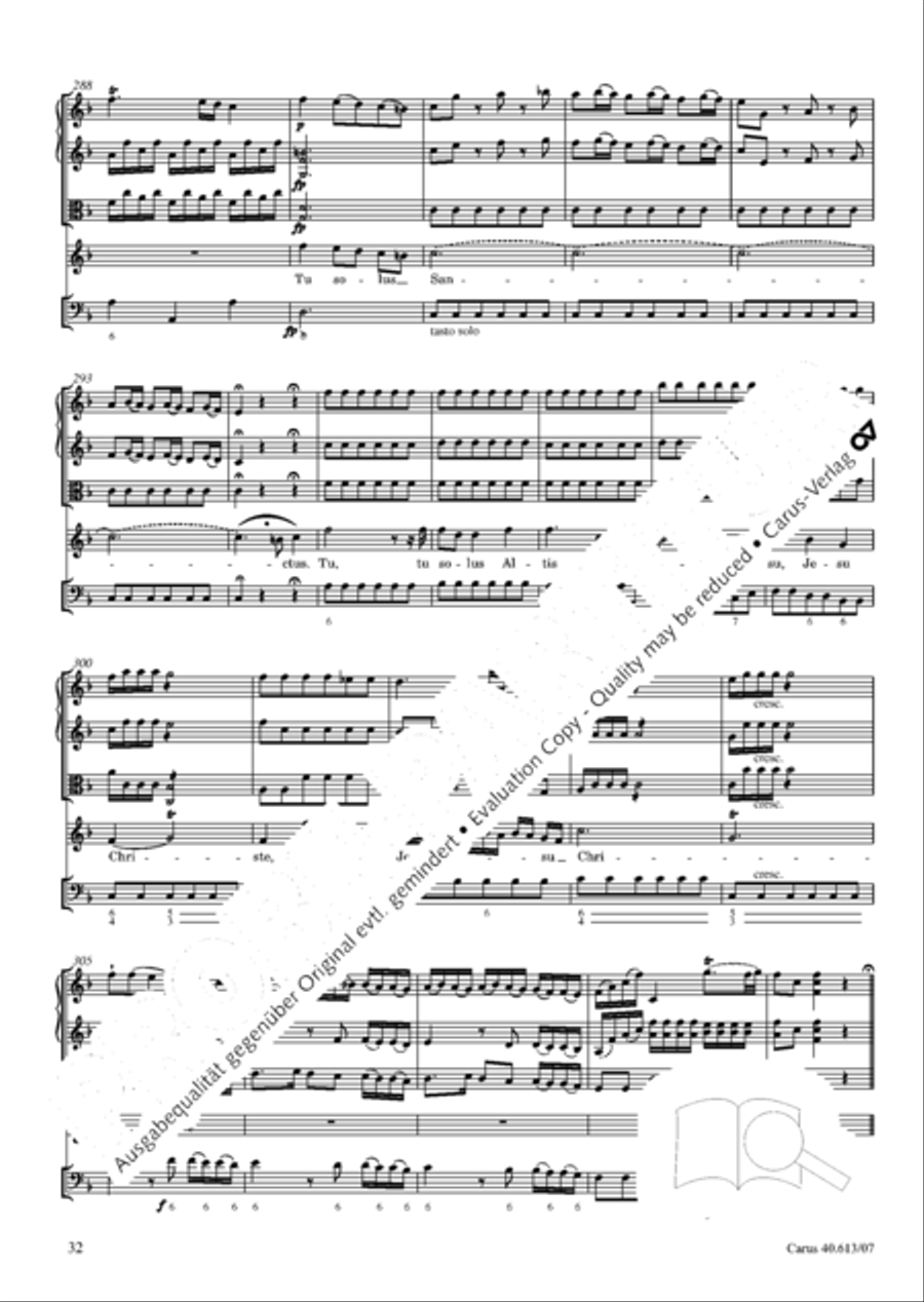 Mass in C (Missa in C) Mass in C (Missa in C) 4-Part scores gallery preview page 39