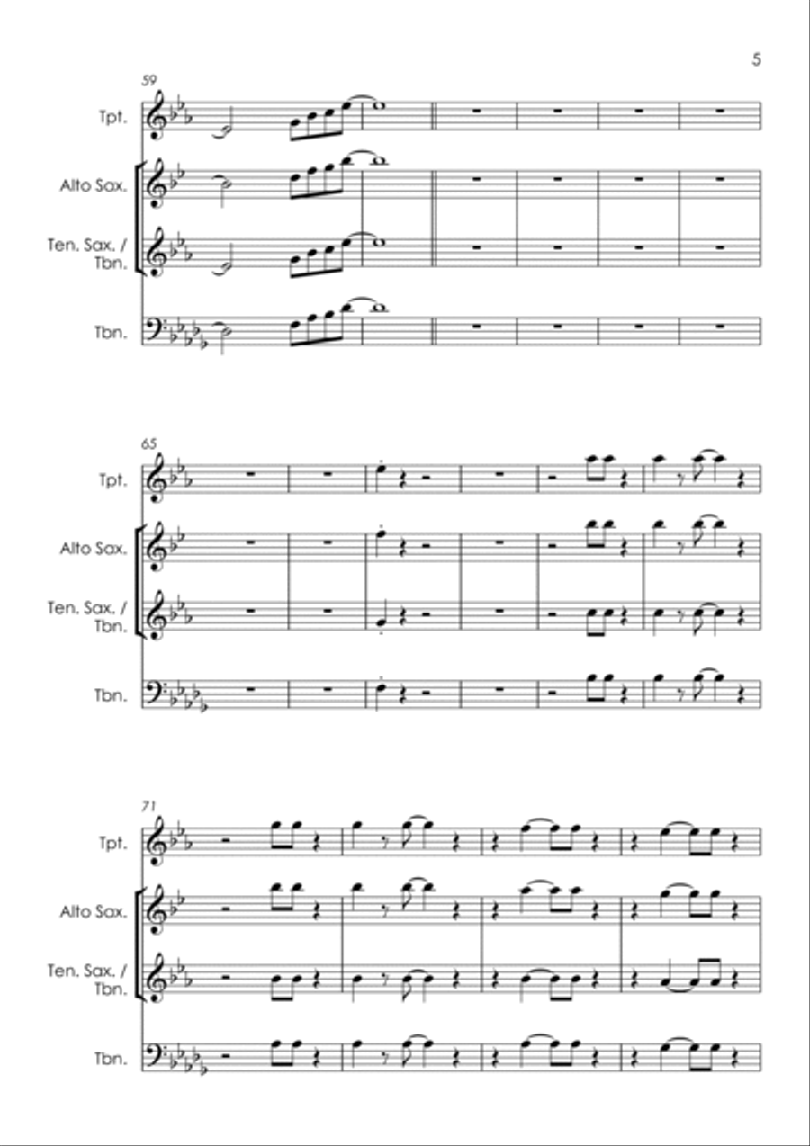 Barefootin' Barefootin' Tenor Saxophone scores gallery preview page 6