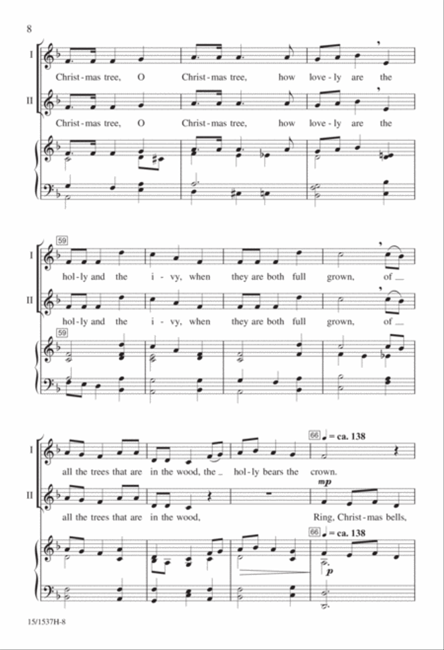 Christmas...In About Three Minutes 2-Part scores gallery preview page 9