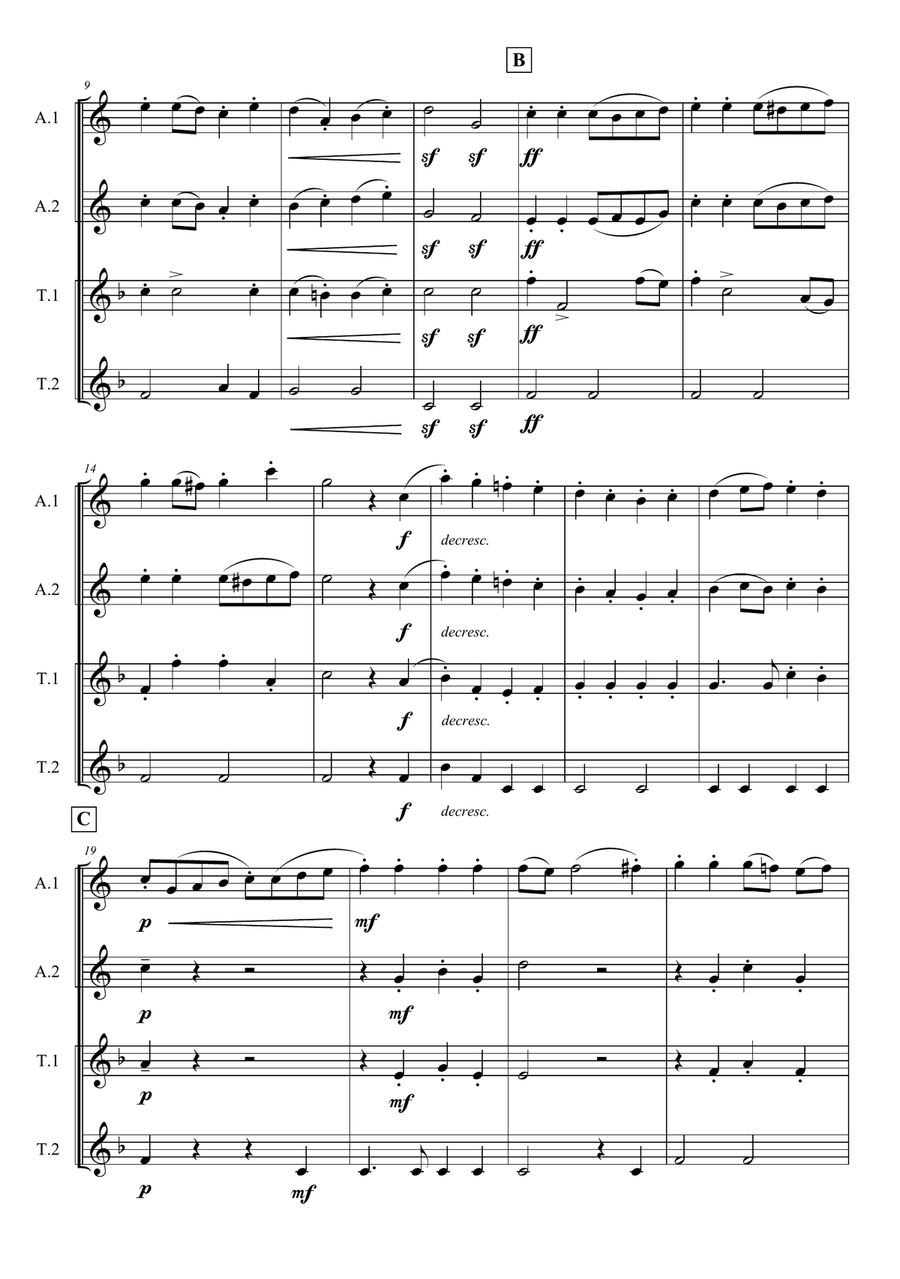 American Patrol Woodwind Duet scores gallery preview page 2