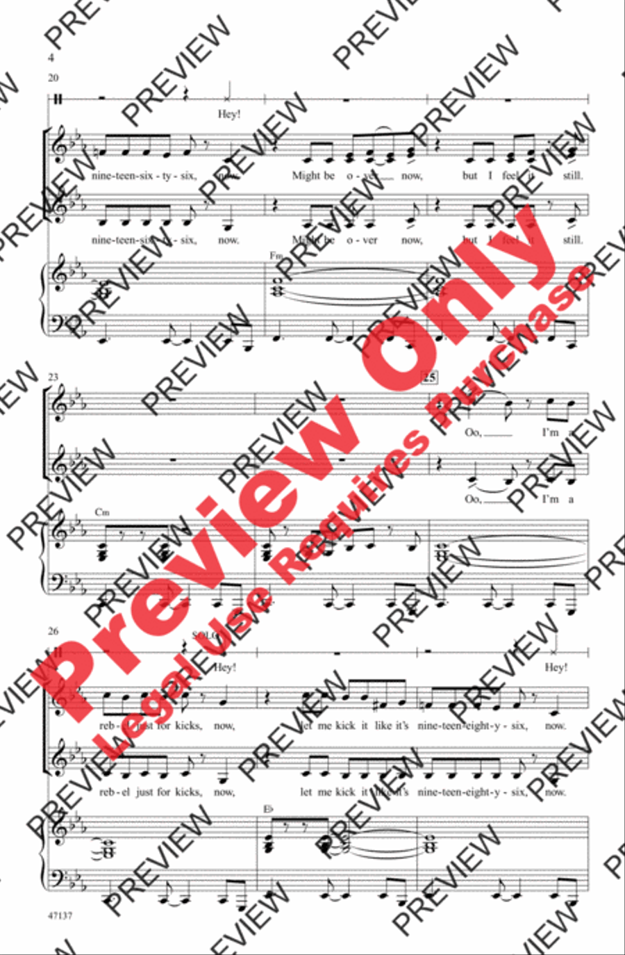 Feel It Still Women's Choir scores gallery preview page 4