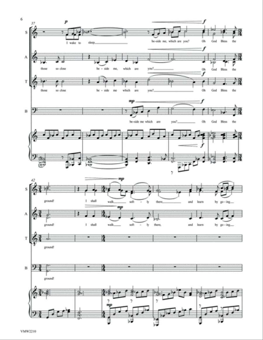 The Waking 4-Part scores gallery preview page 7