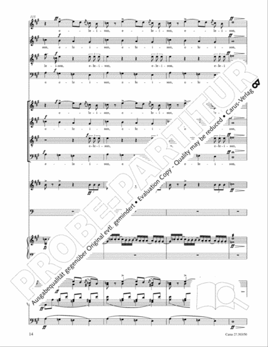 Messa da Requiem 4-Part scores gallery preview page 19