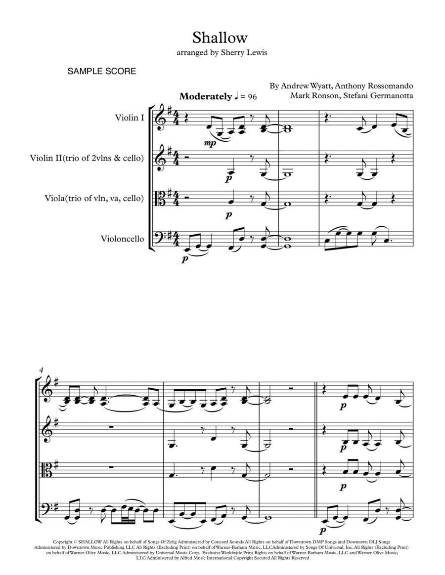 Shallow String Trio scores gallery preview page 1