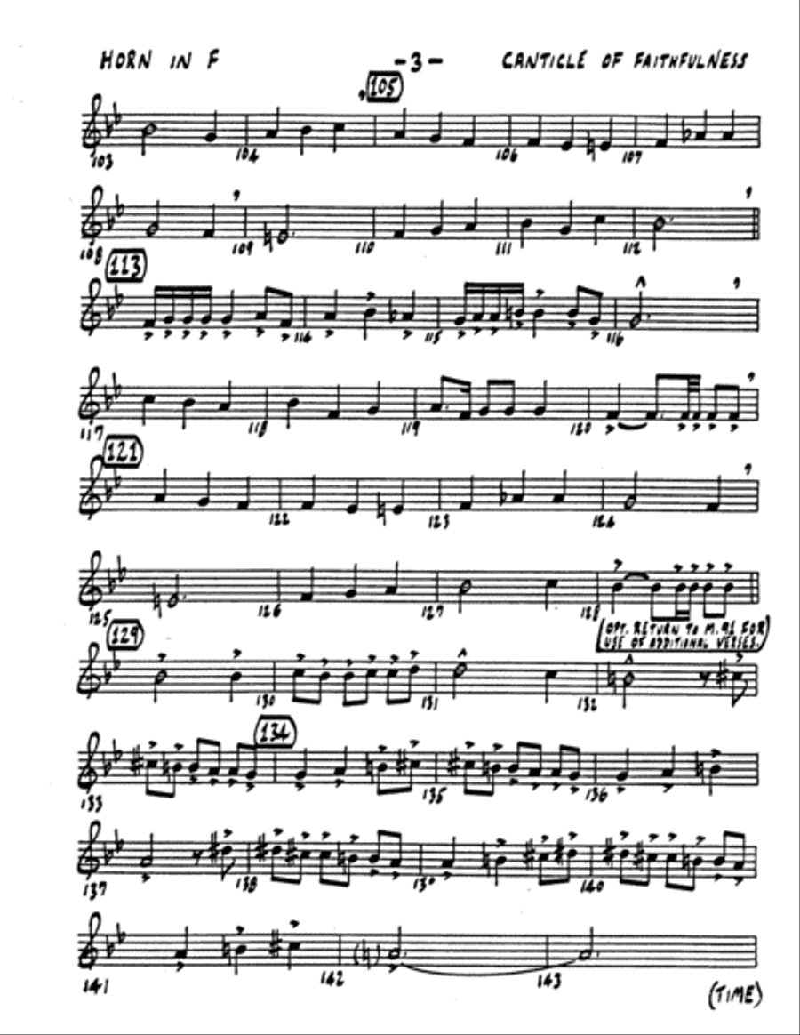 Canticle of Faithfulness- Brass Parts-Digital Download Choir scores gallery preview page 11