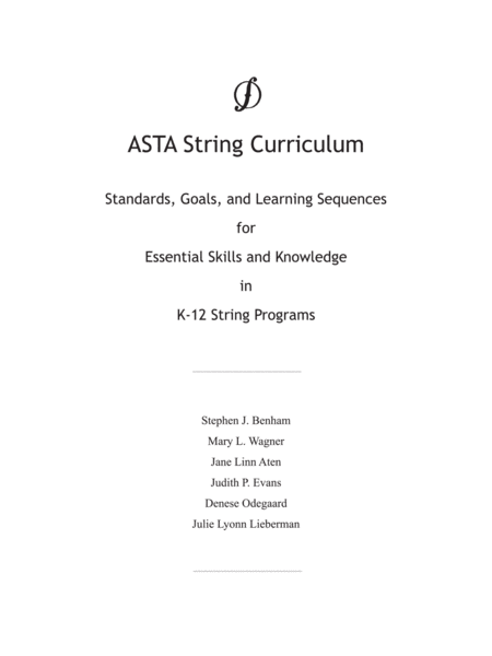 ASTA String Curriculum