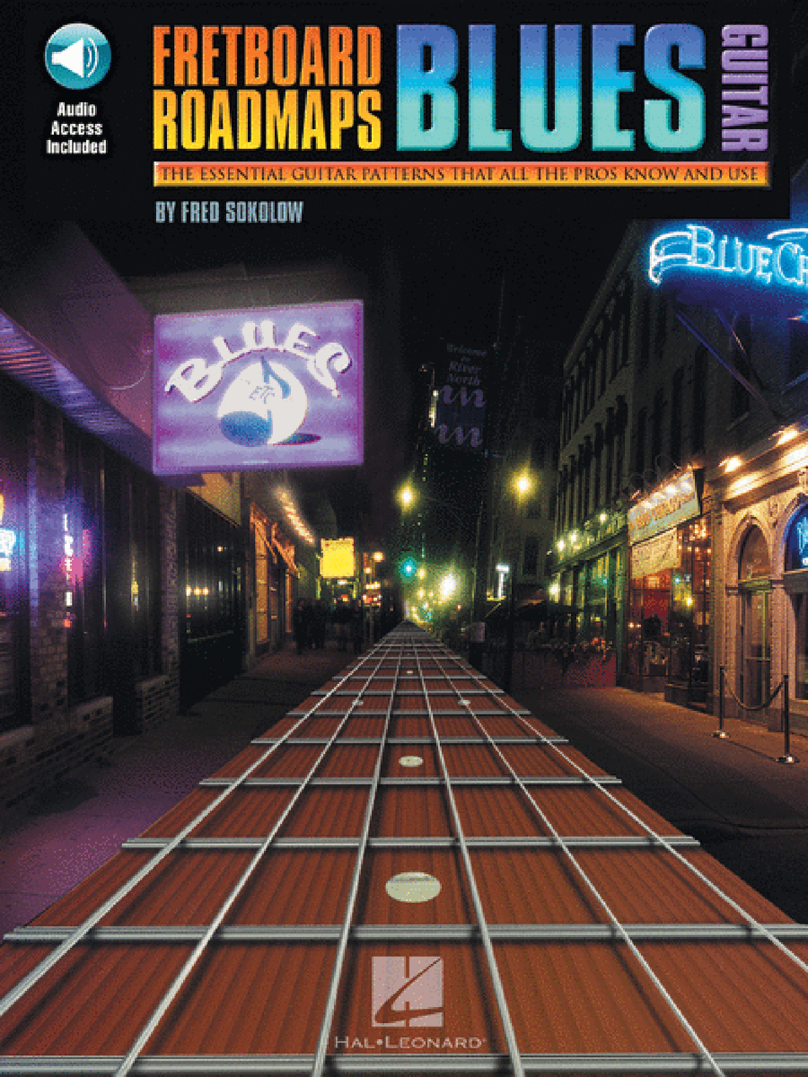 Fretboard Roadmaps Blues Guitar by Fred Sokolow Electric Guitar Sheet Music Sheet Music Plus