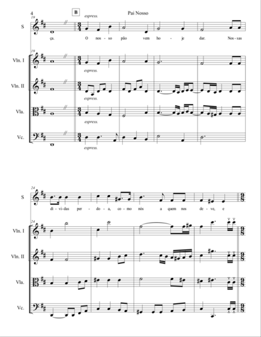 Pai Nosso Chamber Orchestra scores gallery preview page 5