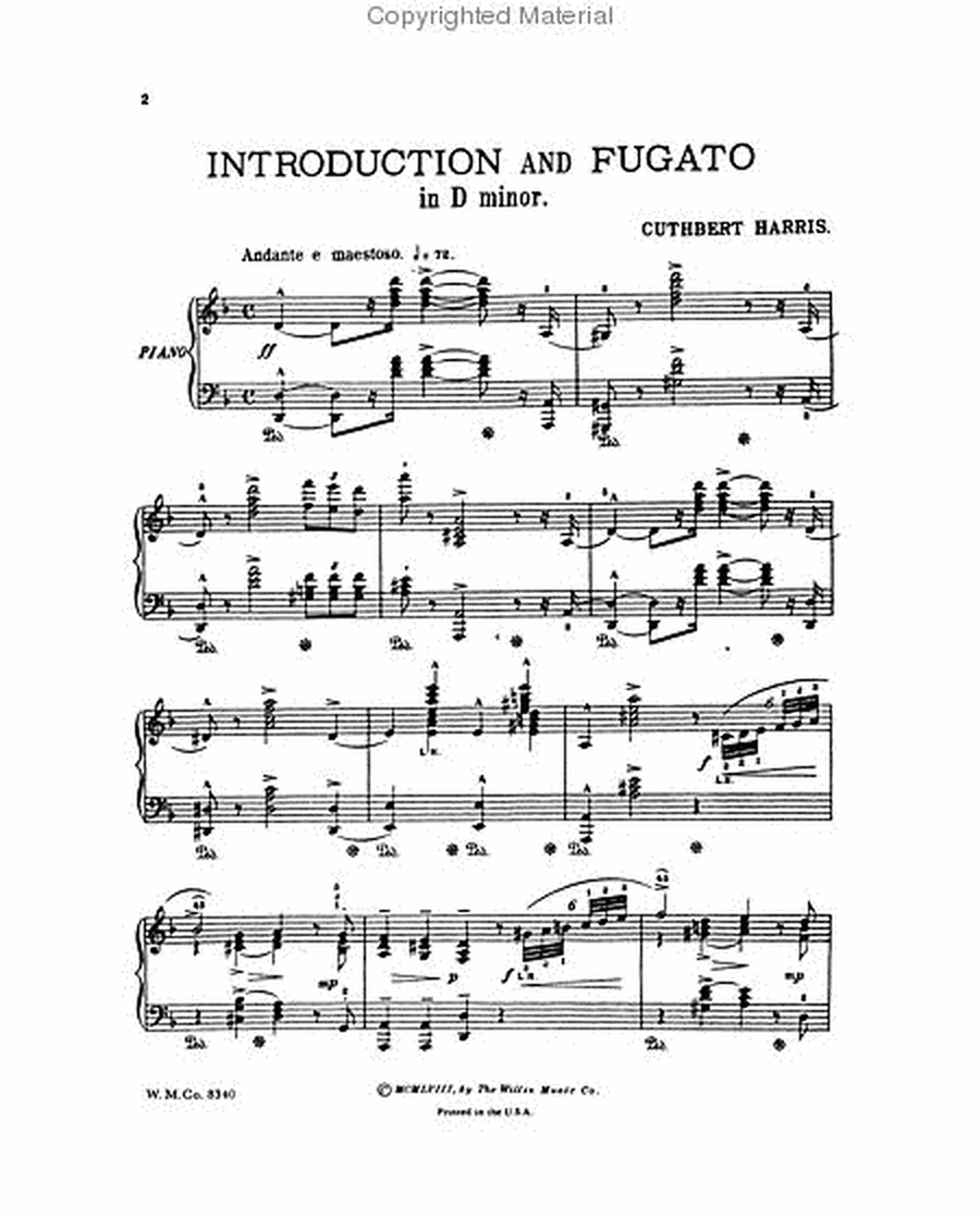 Introduction and Fugato