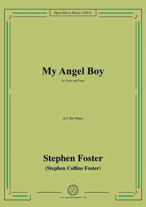 Book cover for S. Foster-My Angel Boy,in A flat Major