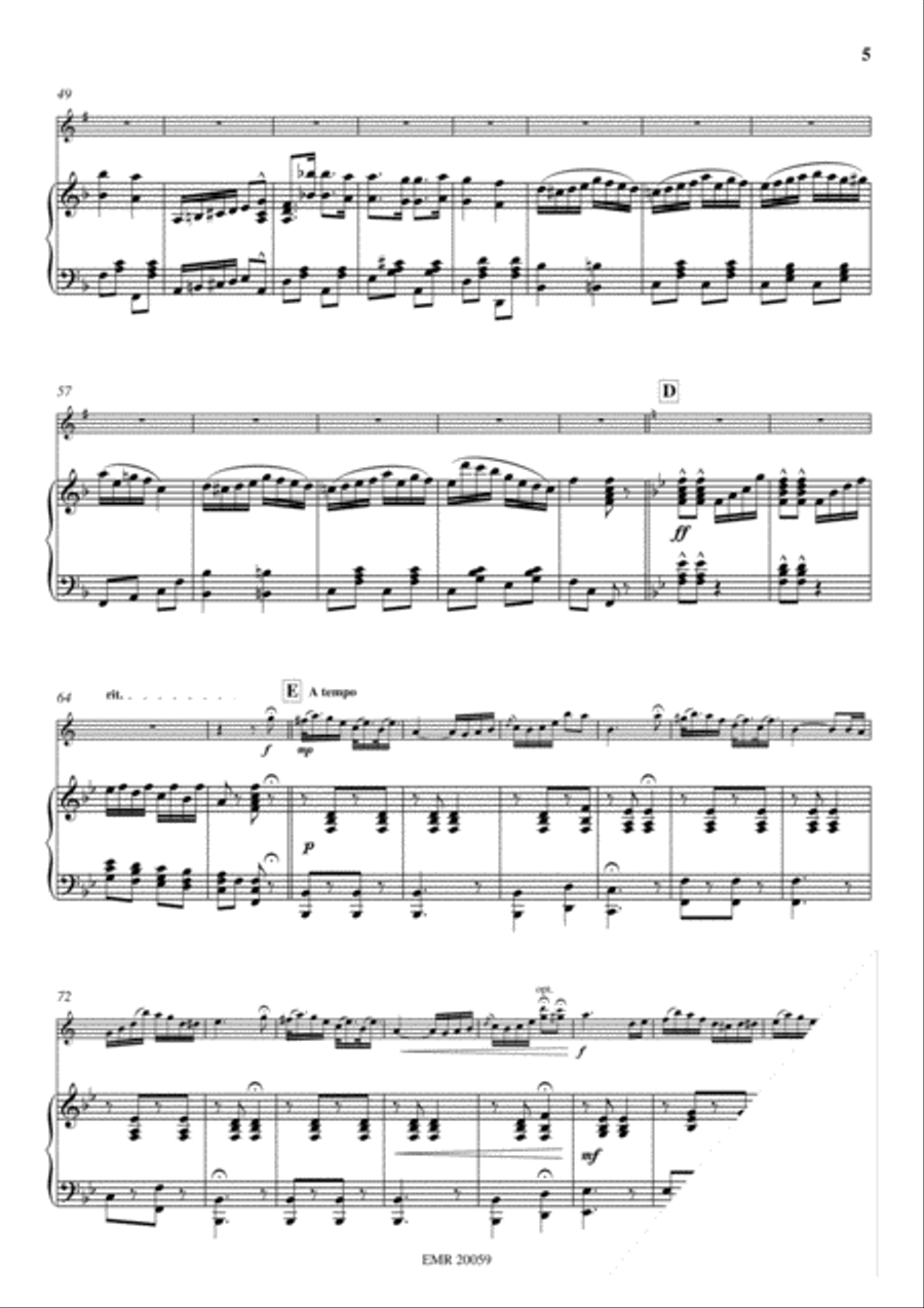 The Patriot Clarinet Solo scores gallery preview page 5