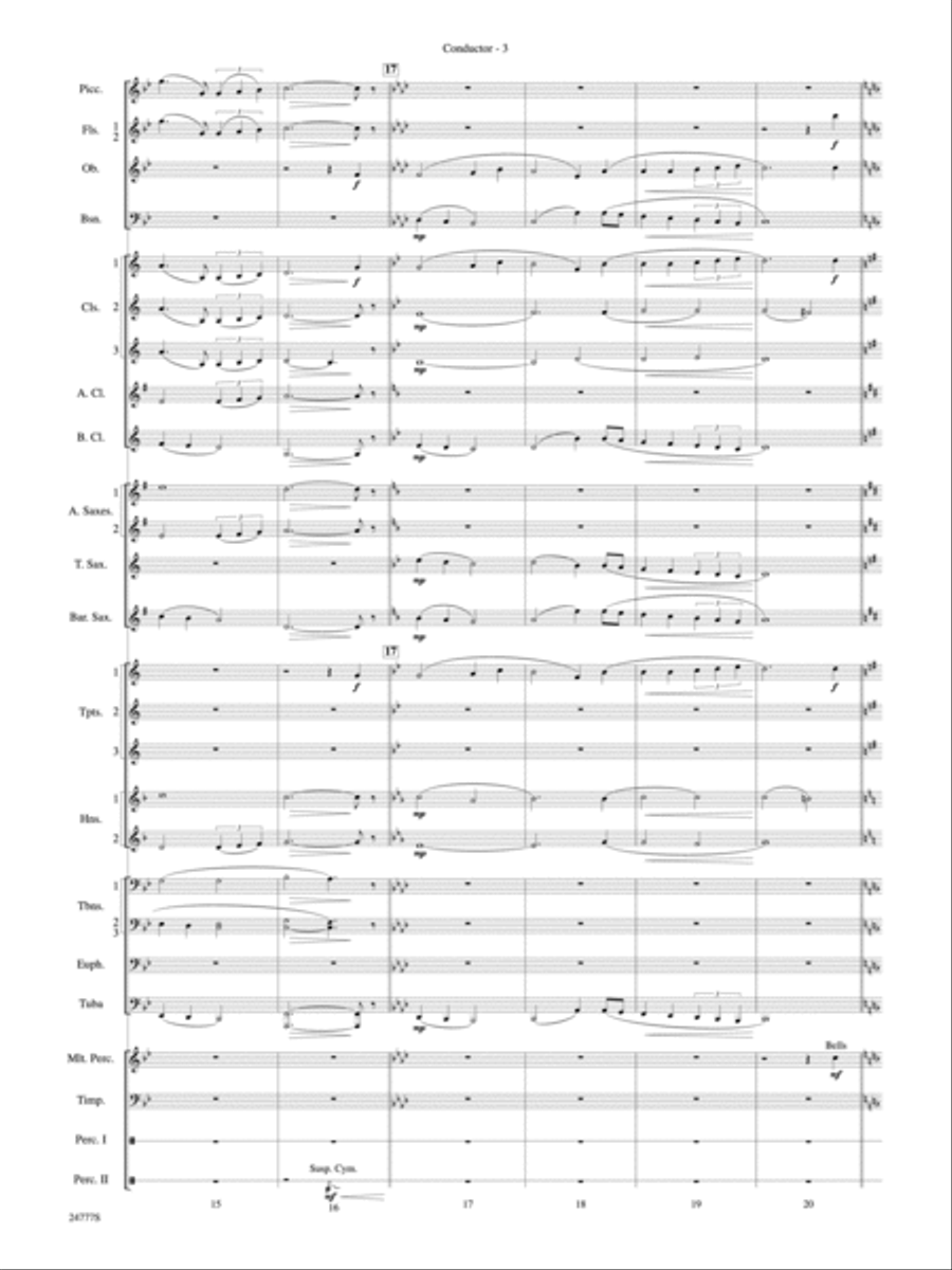 Harry at Hogwarts (from Harry Potter and the Goblet of Fire): Score Concert Band scores gallery preview page 4
