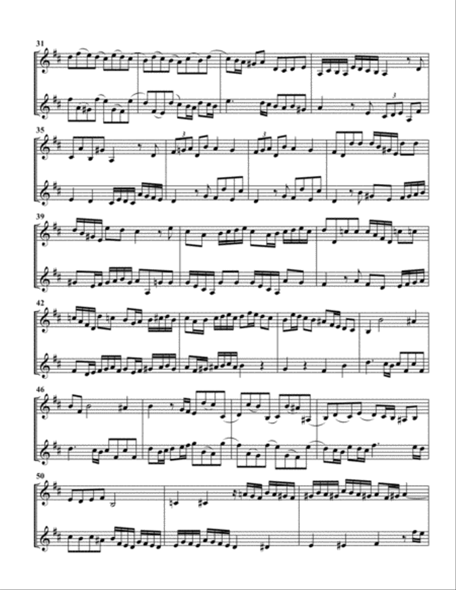 Sonata Trumpet Duet scores gallery preview page 6
