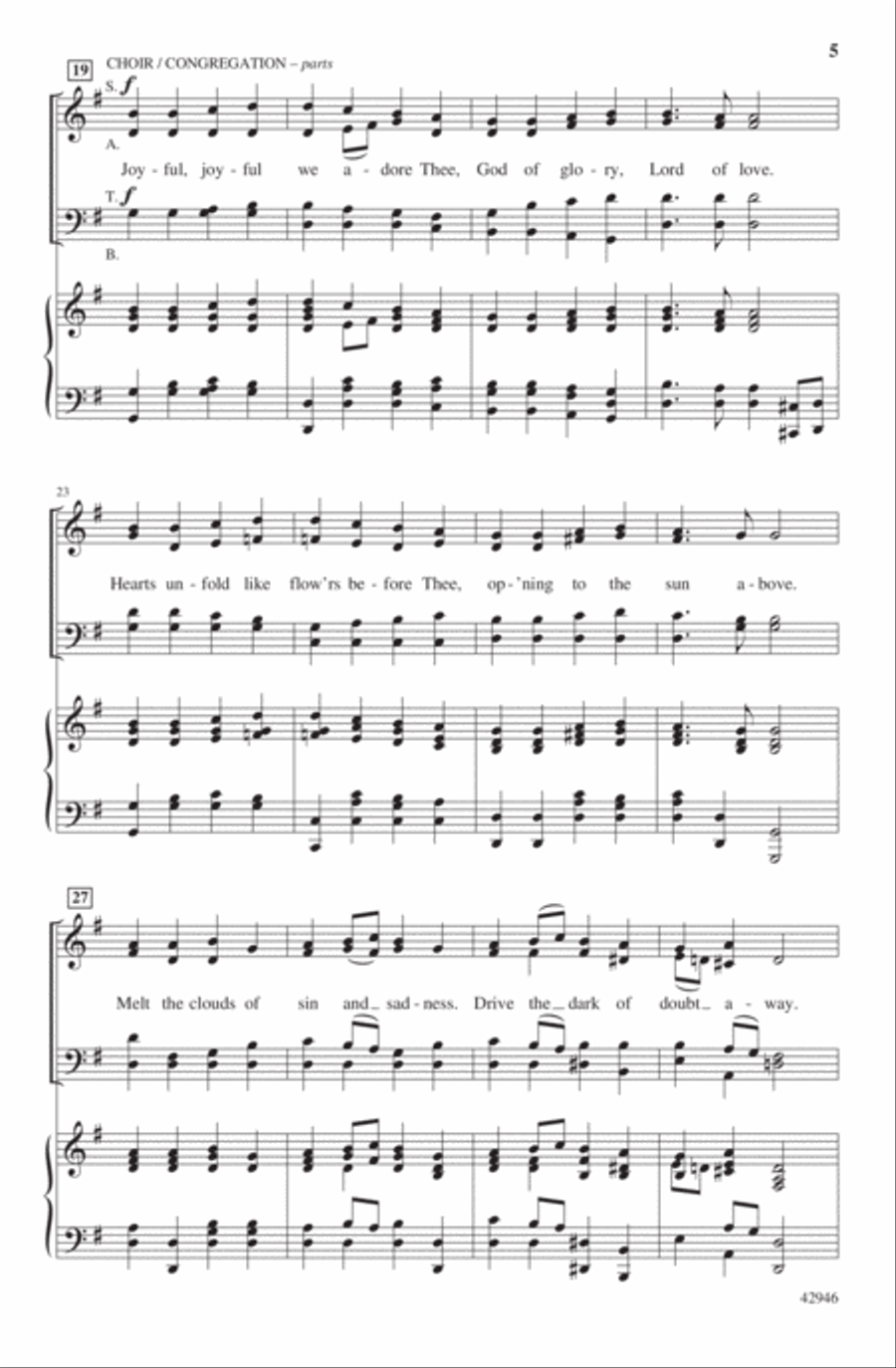 HymnFest 4-Part scores gallery preview page 6