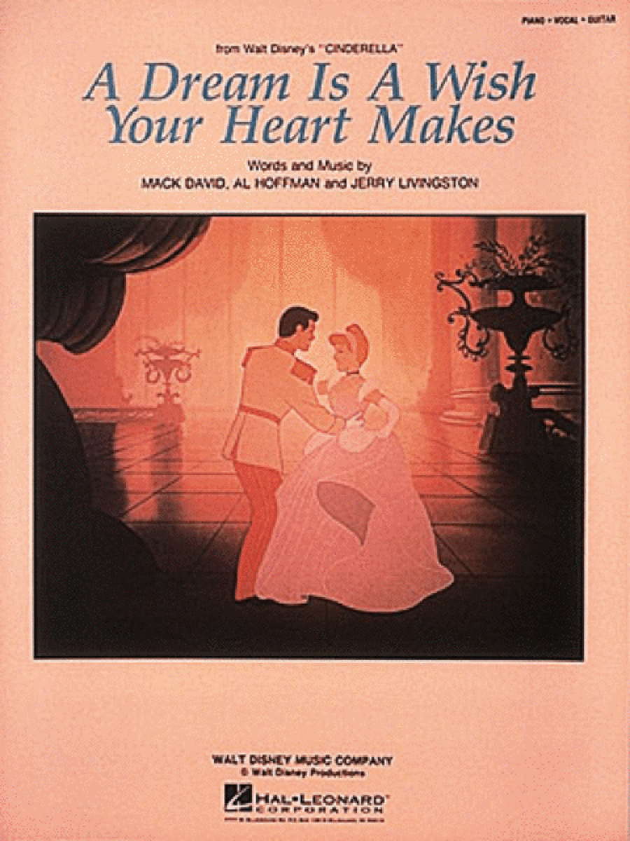 A Dream Is a Wish Your Heart Makes Piano, Vocal, Guitar scores gallery preview page 1