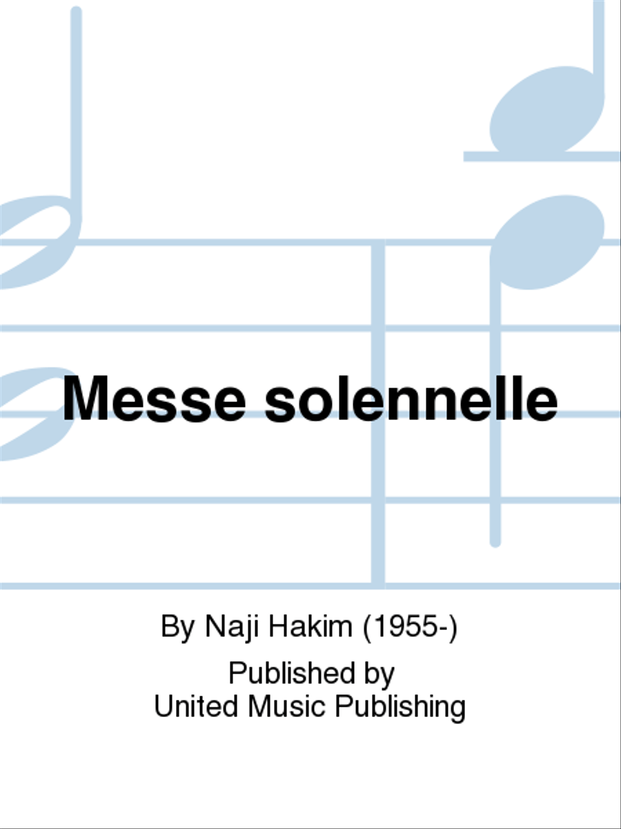 Messe Solennelle 4-Part scores gallery preview page 1
