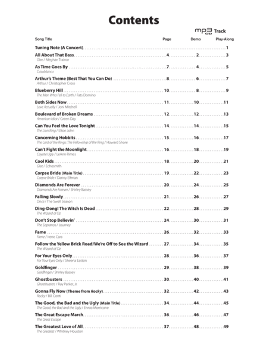 Top Hits from TV, Movies & Musicals Instrumental Solos for Strings String Orchestra scores gallery preview page 7