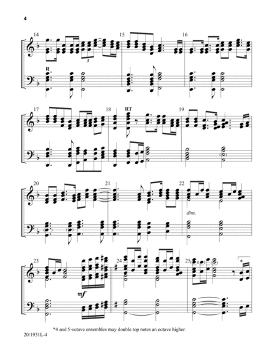 God Bless The U.S.A. God Bless The U.S.A. 5-Octaves scores gallery preview page 4