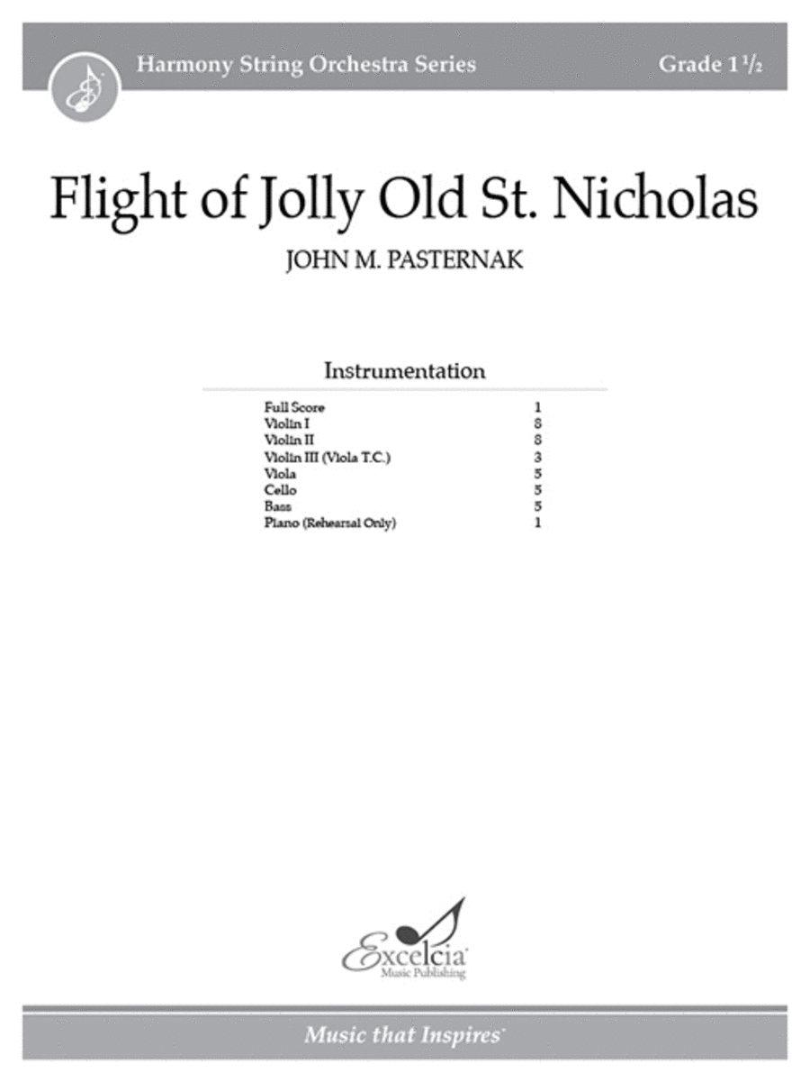 Flight of Jolly Old St. Nicholas