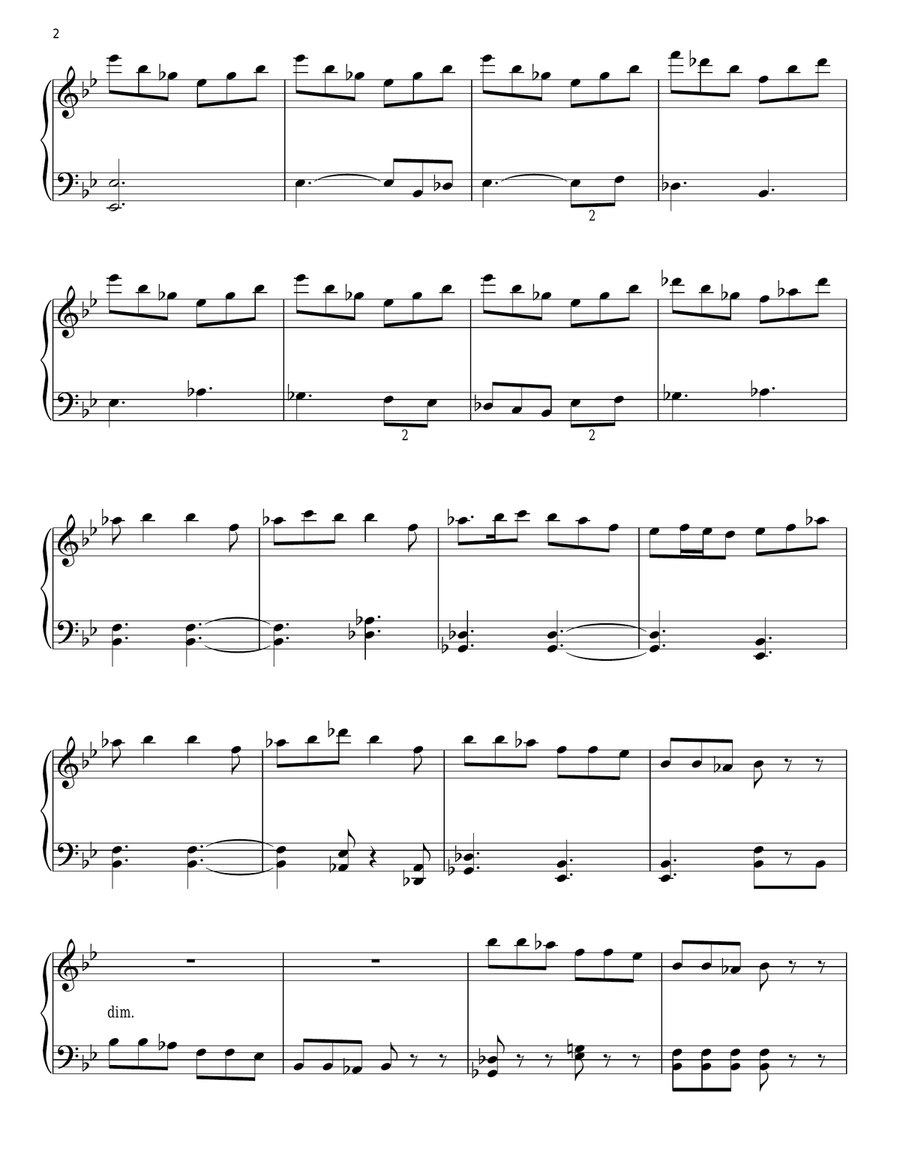 This Is Berk (from How to Train Your Dragon) Piano Solo scores gallery preview page 2