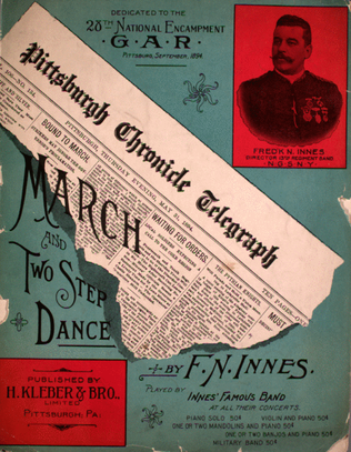 Pittsburgh Chronicle Telegraph March and Two Step Dance