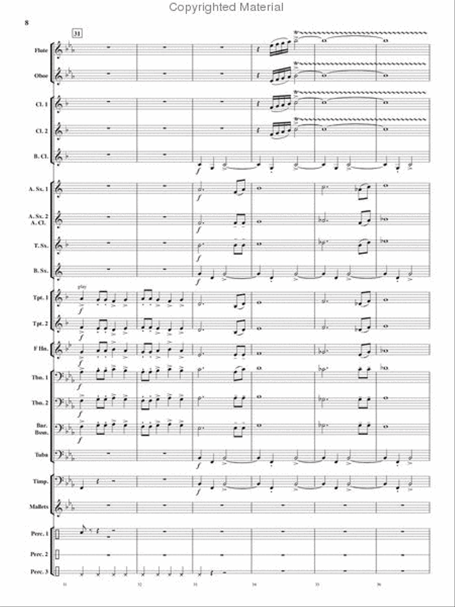 Stargazer Concert Band scores gallery preview page 7