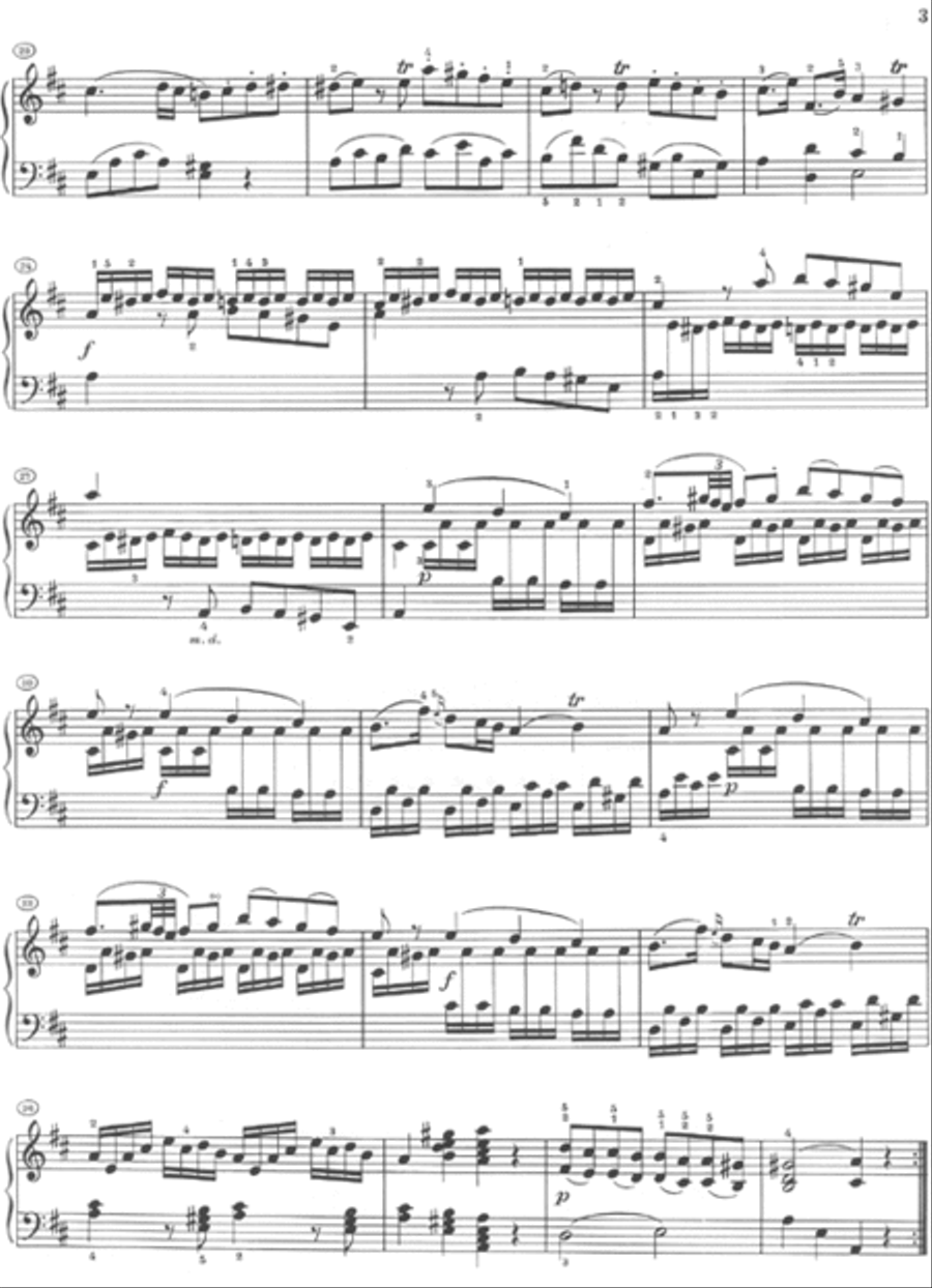 Piano Sonata in D Major K311 (284c) Piano Solo scores gallery preview page 3
