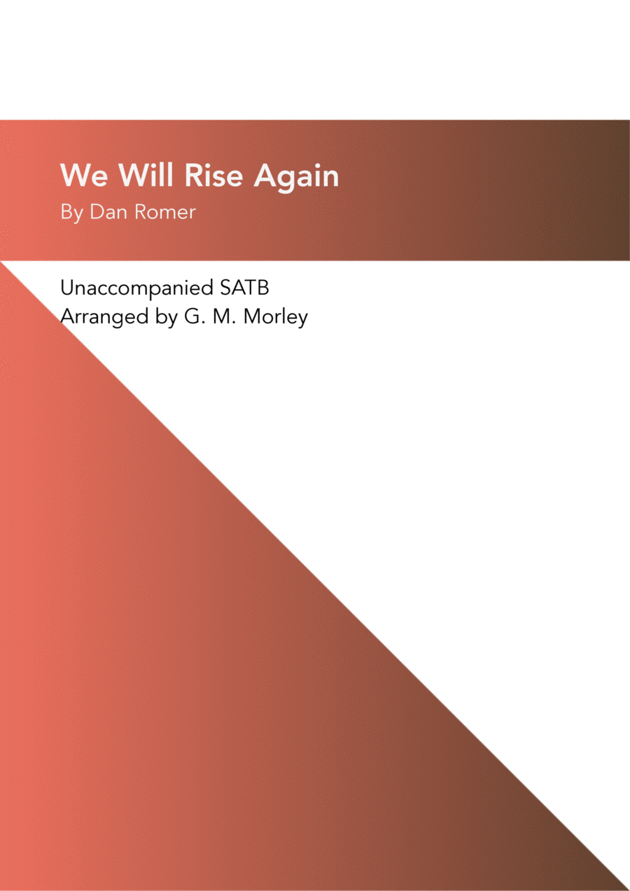 We Will Rise Again 4-Part scores gallery preview page 1