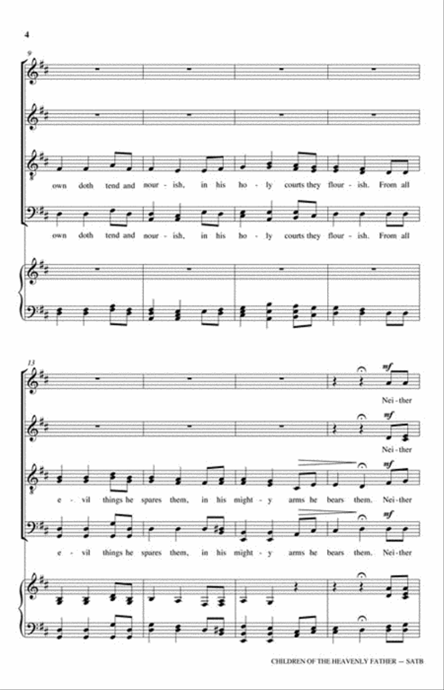 Children of the Heavenly Father Divisi scores gallery preview page 3