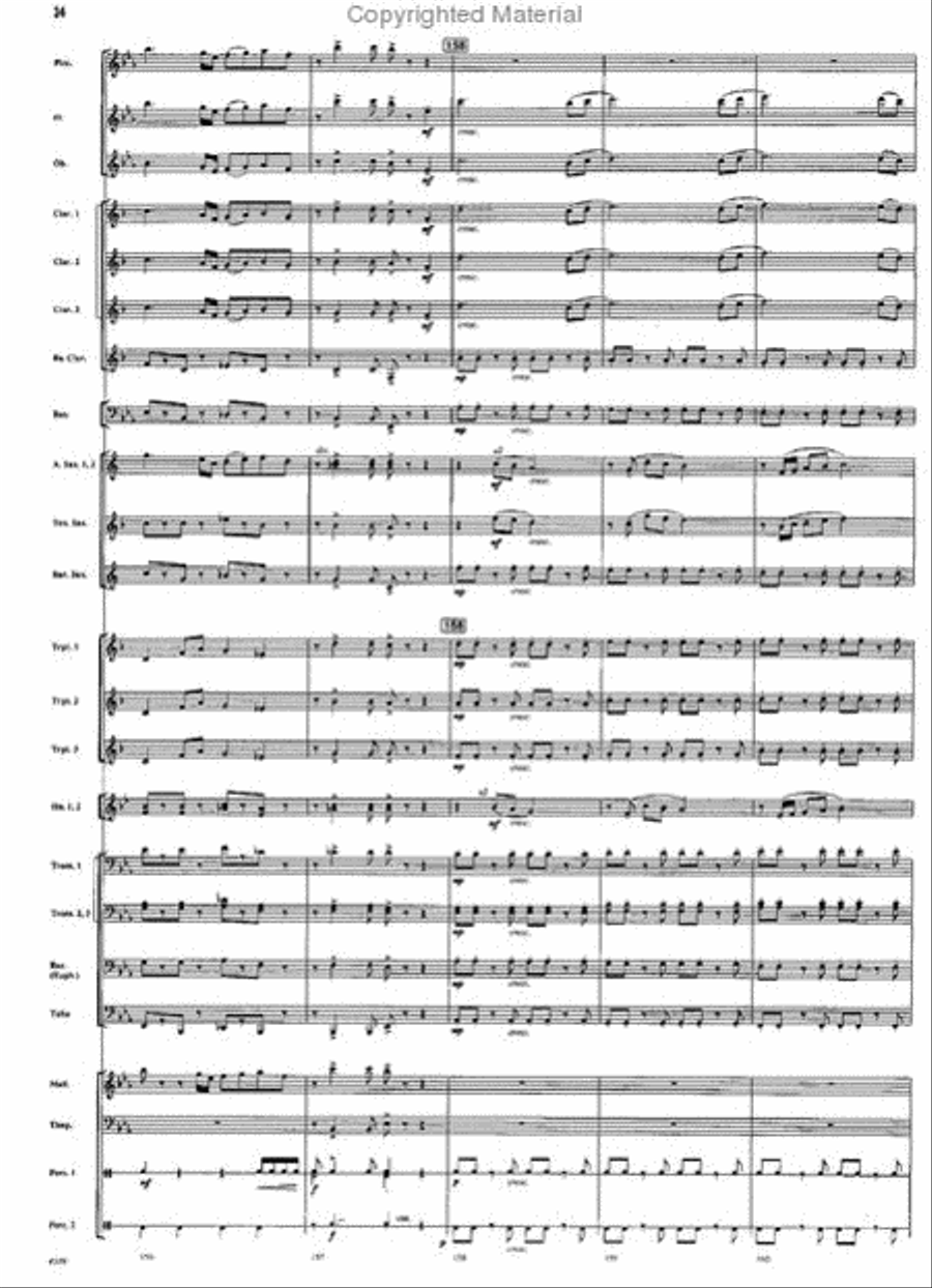 A Vision of Majesty Concert Band scores gallery preview page 33