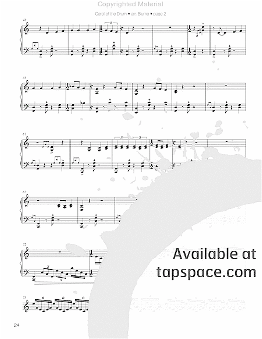 Winterludes Marimba scores gallery preview page 27