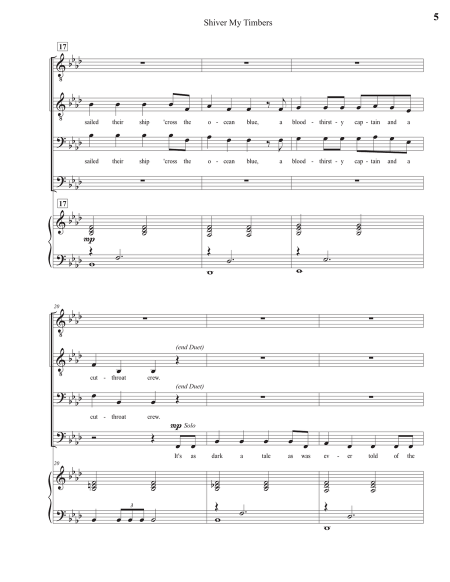 Shiver My Timbers Shiver My Timbers TTBB scores gallery preview page 5