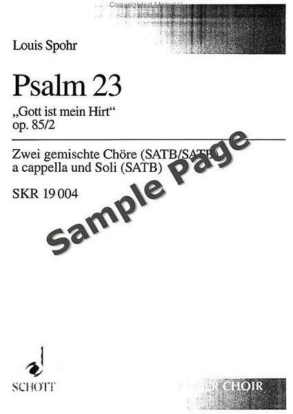 Psalm 23, Op. 85/2